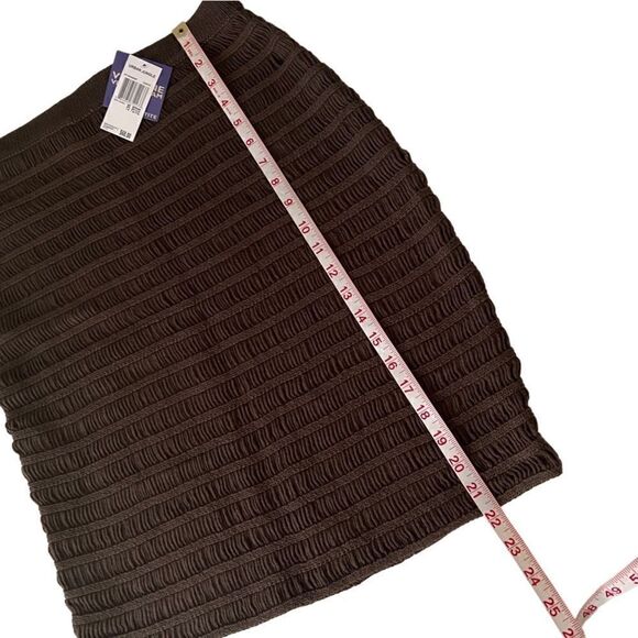 Vivienne Tam Urban Jungle Brown Cotton Women's Skirt Size Petite Small NWT - Picture 6 of 12